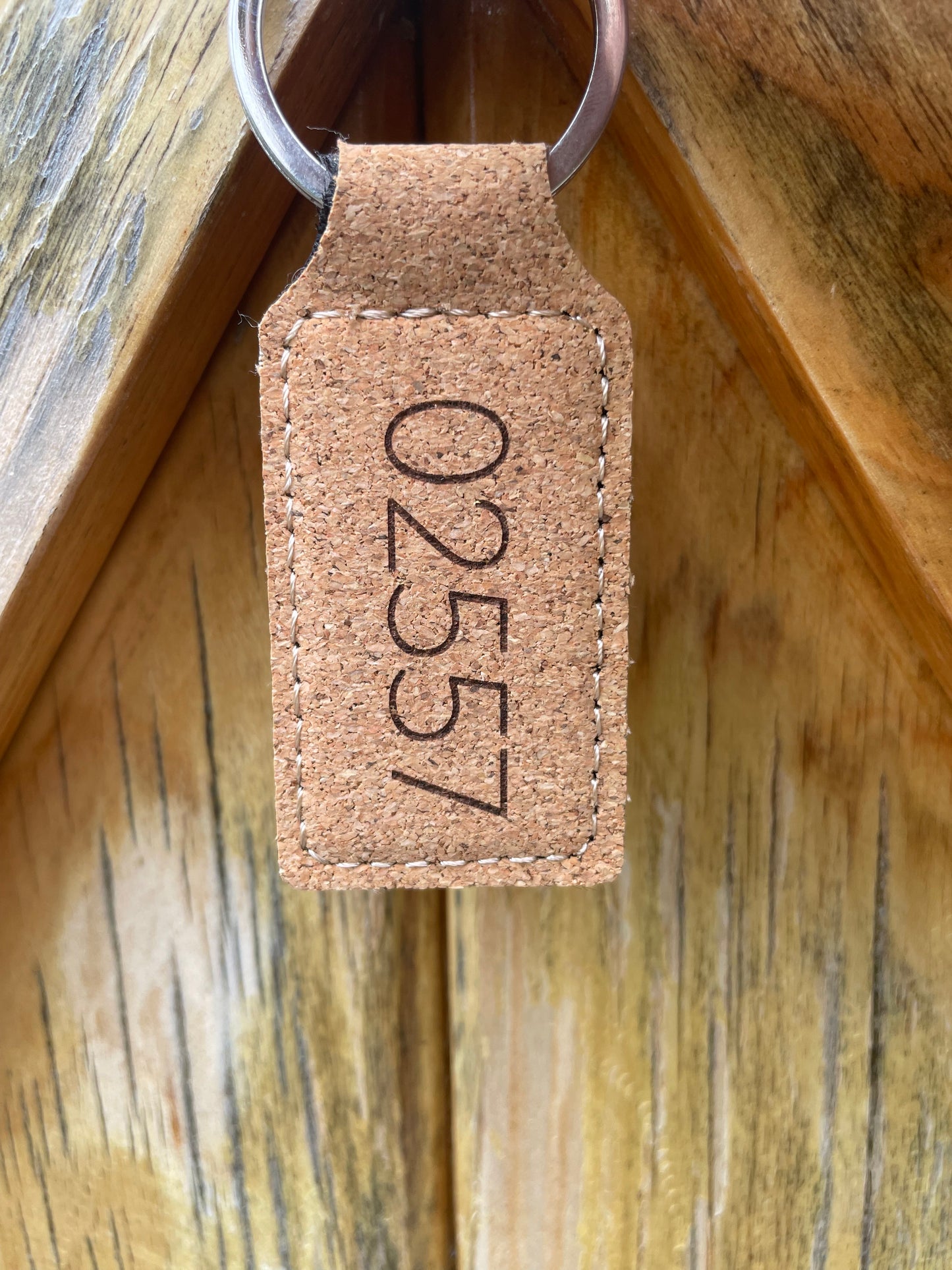 Nomans Original Logo Cork Keychain