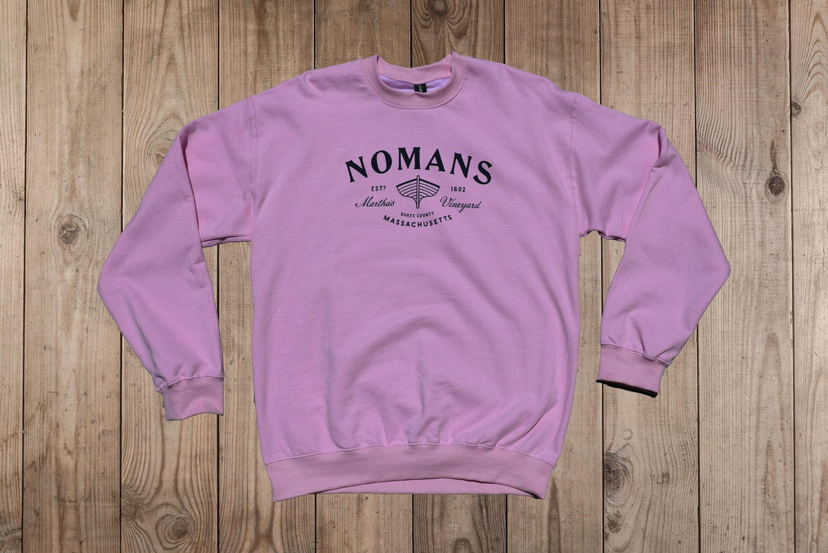 Nomans Front Logo Midweight Crew Sweatshirt