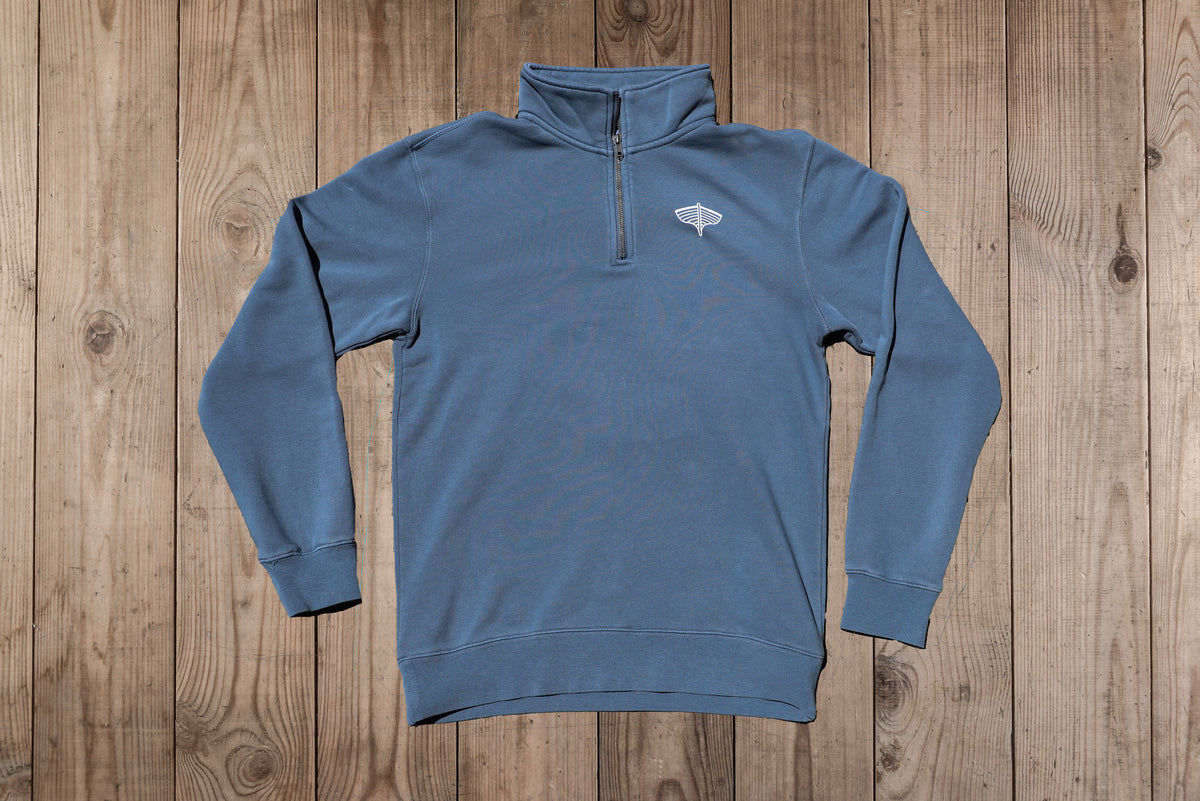 Nomans OG Logo Pigment Dye 1/4 Zip