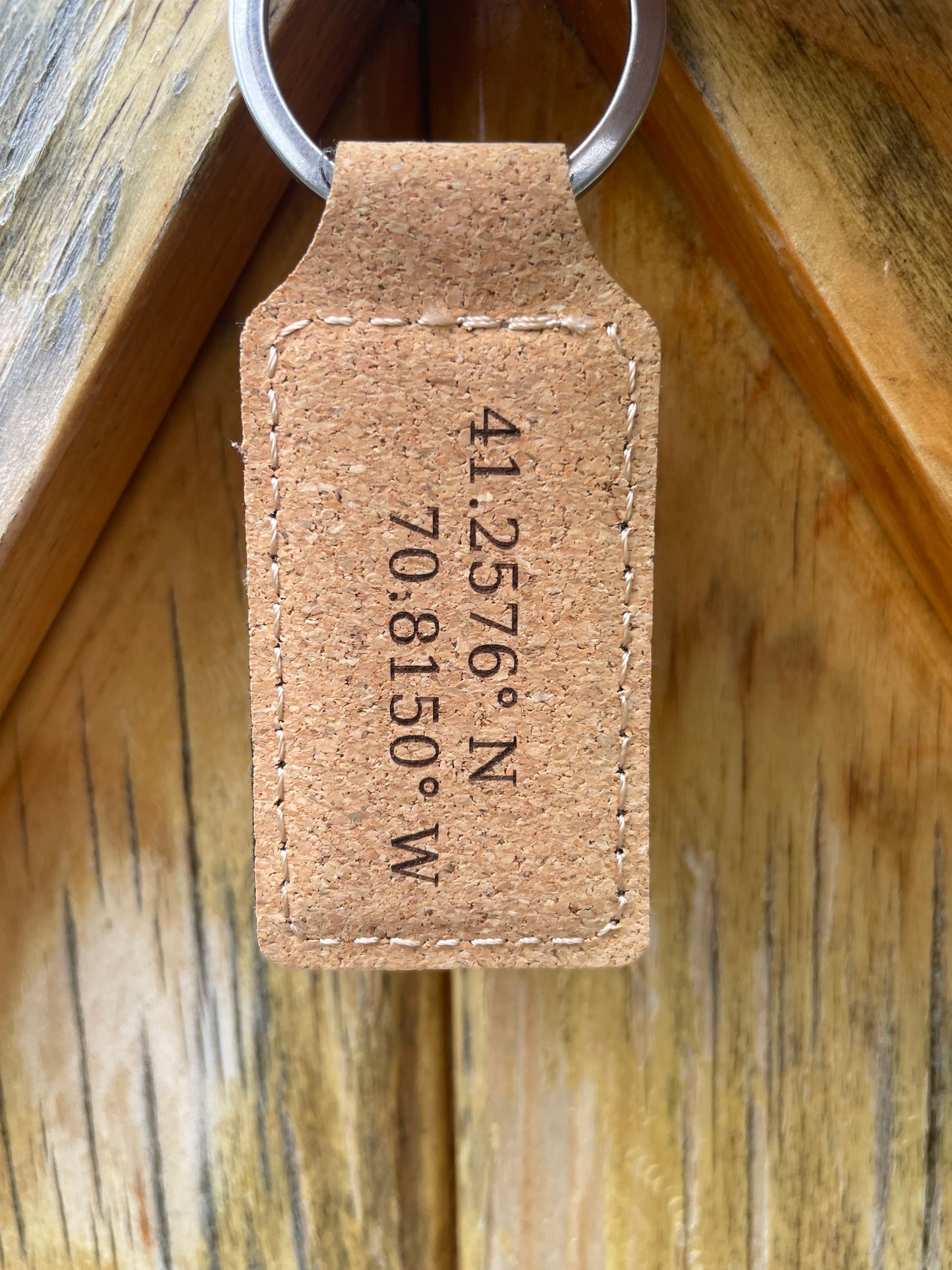 Nomans Original Logo Cork Keychain